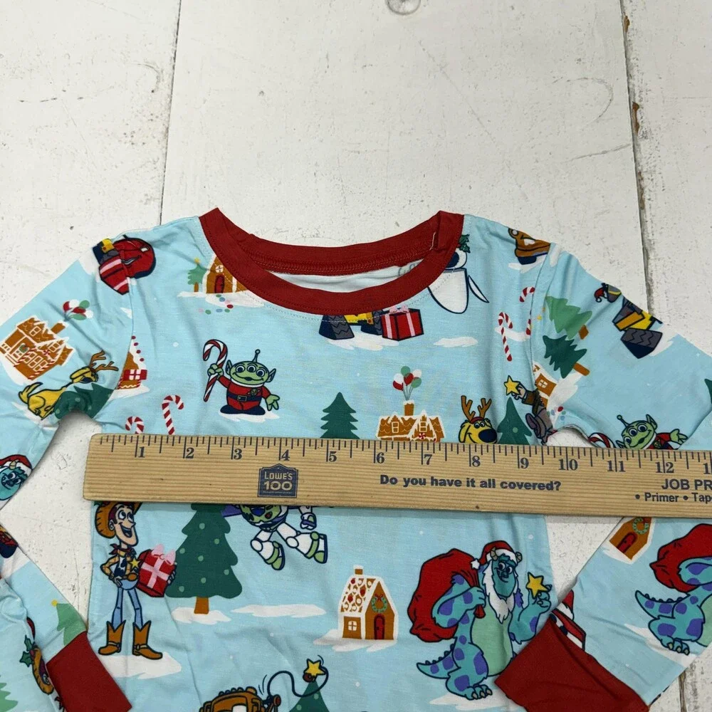 Little Sleepies Pajama Set Kids 3T Pixar Cars Monsters Toy Story Holiday 2 Piece